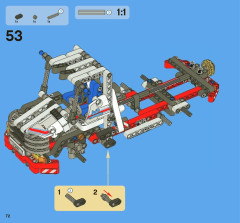 LEGO 8071 instructions page 72 – build guide