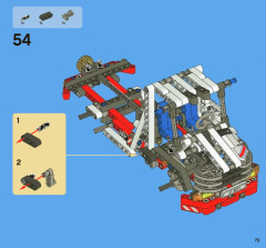 LEGO 8071 instructions page 73 – build guide