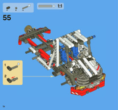 LEGO 8071 instructions page 74 – build guide