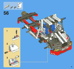 LEGO 8071 instructions page 75 – build guide