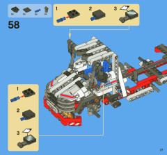 LEGO 8071 instructions page 77 – build guide