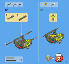 LEGO 8071 instructions page 83 – build guide