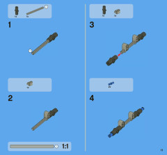 LEGO 8071 instructions page 11 – build guide