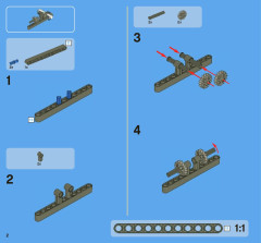 LEGO 8071 instructions page 2 – build guide