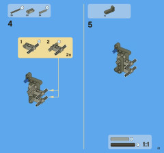 LEGO 8071 instructions page 21 – build guide