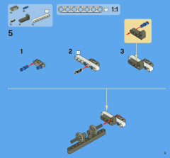 LEGO 8071 instructions page 3 – build guide