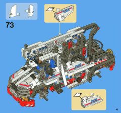 LEGO 8071 instructions page 43 – build guide