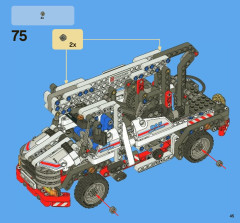 LEGO 8071 instructions page 45 – build guide