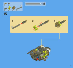 LEGO 8071 instructions page 5 – build guide