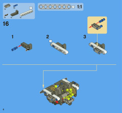 LEGO 8071 instructions page 6 – build guide