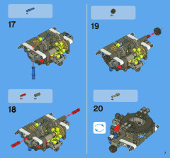 LEGO 8071 instructions page 7 – build guide
