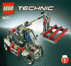 LEGO 8071 instructions page 1 – build guide