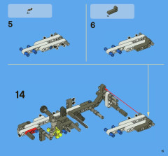LEGO 8071 instructions page 15 – build guide