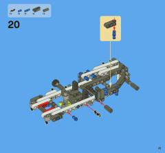 LEGO 8071 instructions page 21 – build guide