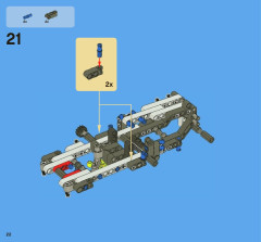 LEGO 8071 instructions page 22 – build guide
