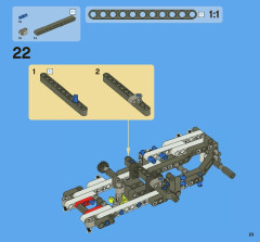 LEGO 8071 instructions page 23 – build guide