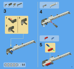 LEGO 8071 instructions page 3 – build guide