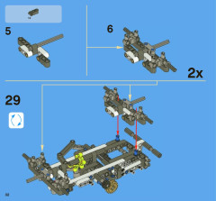 LEGO 8071 instructions page 32 – build guide