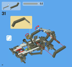 LEGO 8071 instructions page 34 – build guide