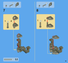 LEGO 8071 instructions page 39 – build guide
