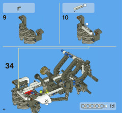 LEGO 8071 instructions page 40 – build guide
