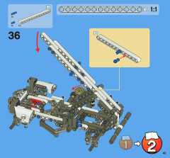 LEGO 8071 instructions page 43 – build guide