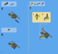 LEGO 8071 instructions page 6 – build guide