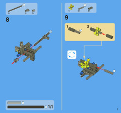 LEGO 8071 instructions page 7 – build guide