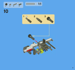 LEGO 8071 instructions page 9 – build guide