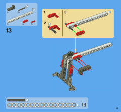 LEGO 8071 instructions page 13 – build guide