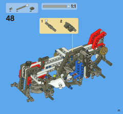 LEGO 8071 instructions page 25 – build guide