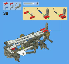 LEGO 8071 instructions page 3 – build guide