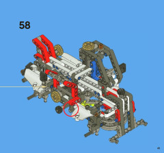 LEGO 8071 instructions page 41 – build guide