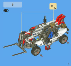 LEGO 8071 instructions page 43 – build guide