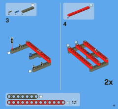 LEGO 8071 instructions page 45 – build guide