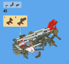 LEGO 8071 instructions page 7 – build guide