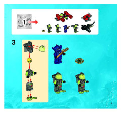 LEGO 8075 instructions page 3 – build guide