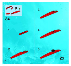 LEGO 8075 instructions page 8 – build guide