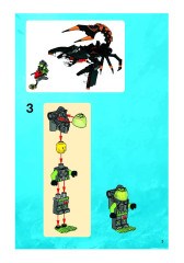 LEGO 8076 instructions page 3 – build guide