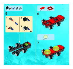 LEGO 8077 instructions page 54 – build guide