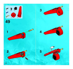 LEGO 8077 instructions page 62 – build guide