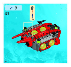LEGO 8077 instructions page 66 – build guide