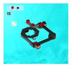 LEGO 8077 instructions page 17 – build guide