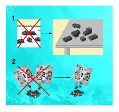 LEGO 8077 instructions page 2 – build guide