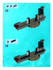 LEGO 8078 instructions page 9 – build guide