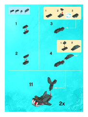 LEGO 8078 instructions page 9 – build guide
