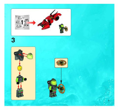 LEGO 8079 instructions page 3 – build guide
