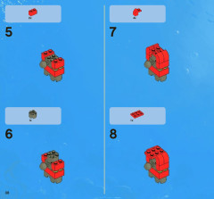 LEGO 8080 instructions page 38 – build guide