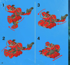LEGO 8080 instructions page 64 – build guide