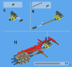 LEGO 8081 instructions page 11 – build guide
